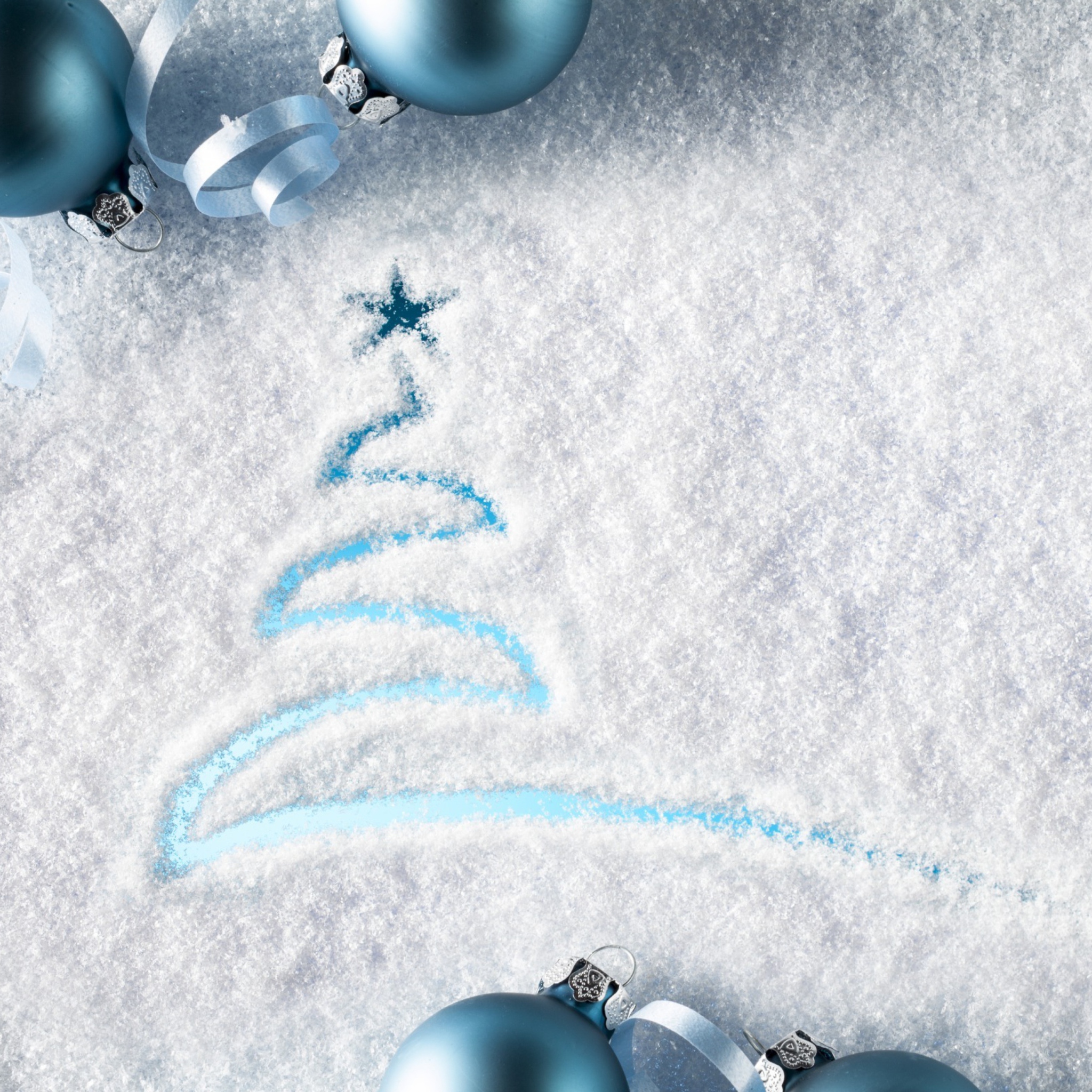 Sfondi Snowy Christmas Tree 2048x2048