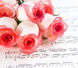 Flowers And Music papel de parede para celular para iPad Air