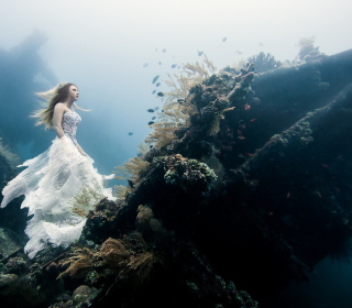 Underwater Princess - Obrázkek zdarma pro iPad 3