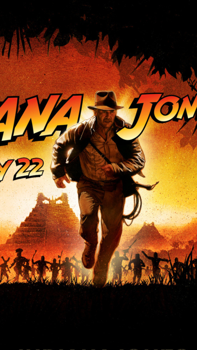 Das Indiana Jones Wallpaper 640x1136