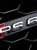 Das Audi RS6 Badge Wallpaper 132x176