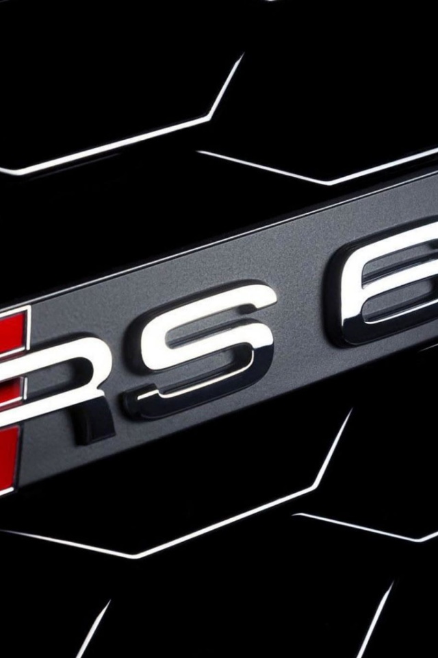 Sfondi Audi RS6 Badge 640x960