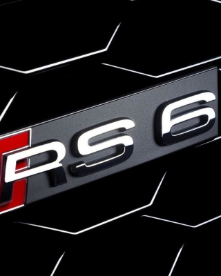 Audi RS6 Badge - Obrázkek zdarma pro iPhone 4S