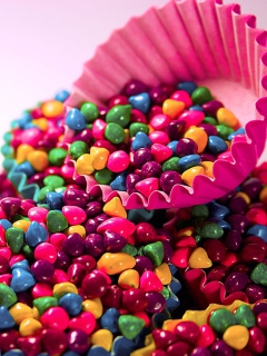 Das Colorful Candys Wallpaper 240x320
