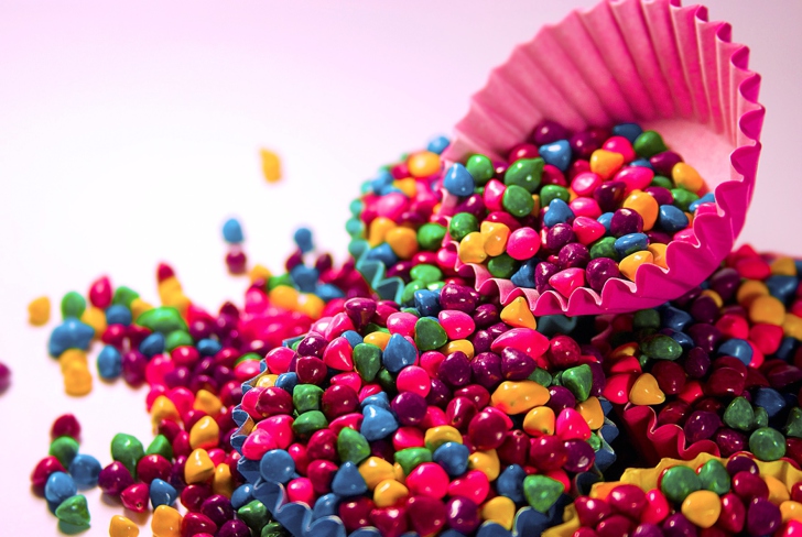 Das Colorful Candys Wallpaper