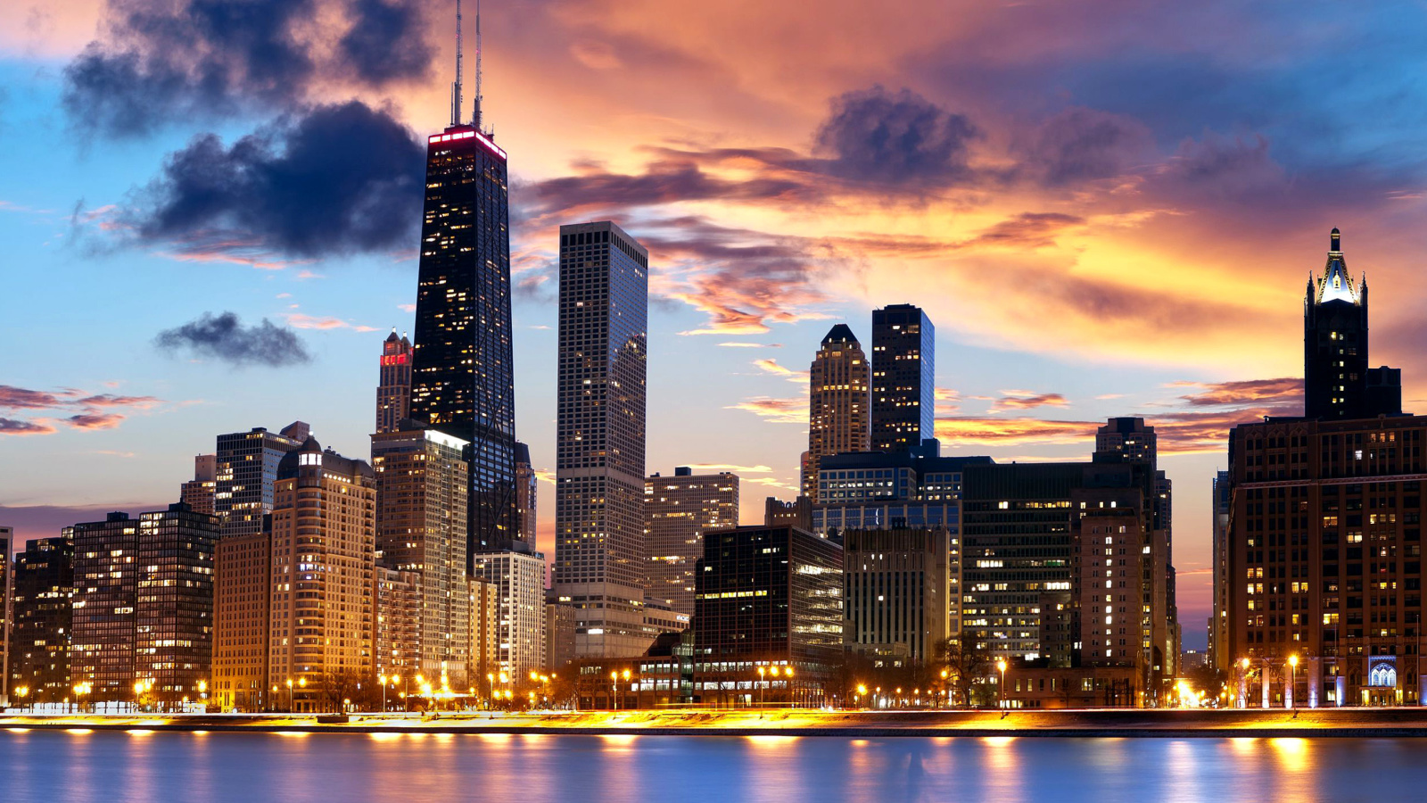 Das Illinois, Chicago Wallpaper 1600x900