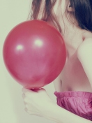 Pink Balloon screenshot #1 132x176