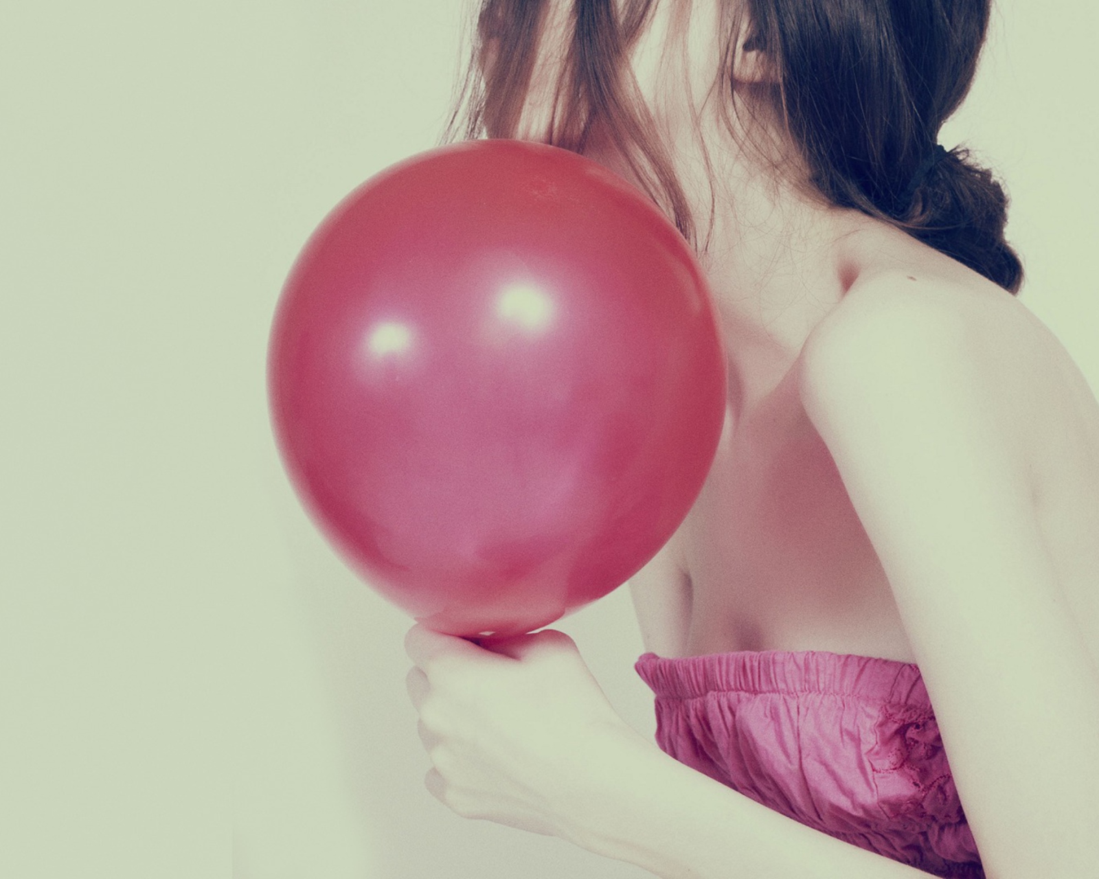 Das Pink Balloon Wallpaper 1600x1280