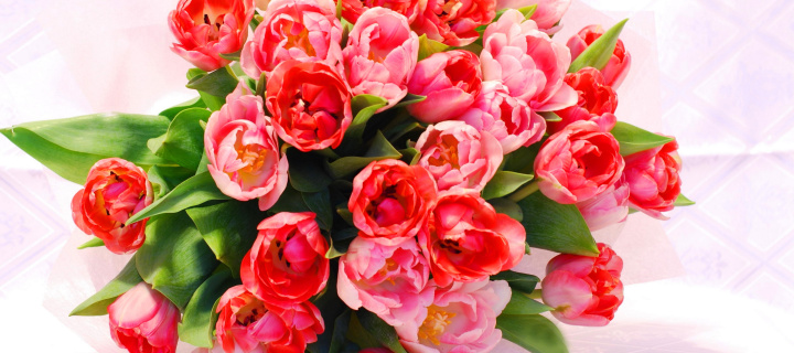 Spring Bouquet wallpaper 720x320