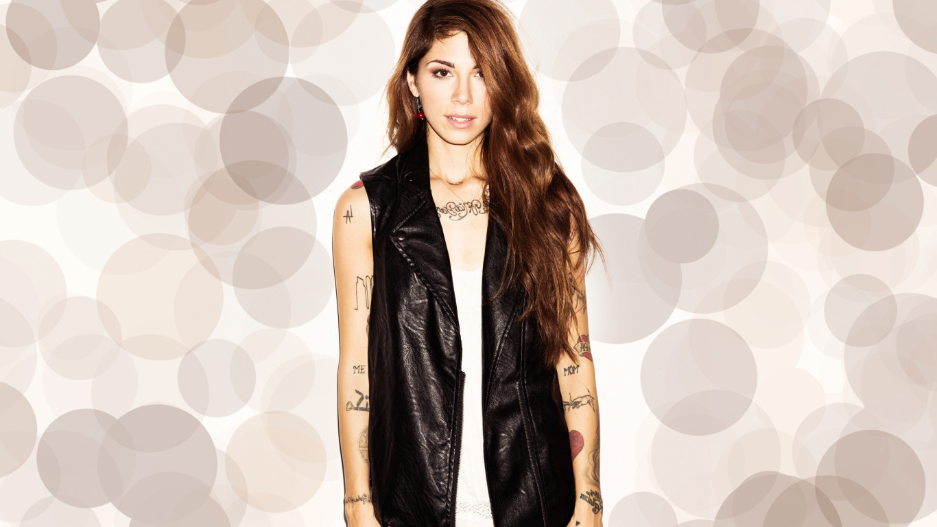 Christina Perri HD wallpaper 1366x768