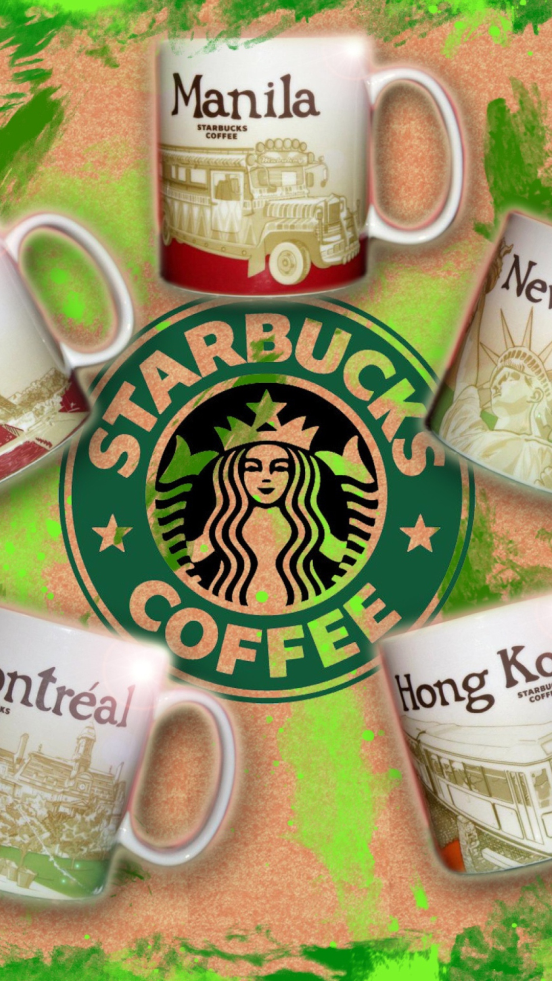 Das Starbucks Coffee Cup Wallpaper 1080x1920