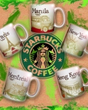 Das Starbucks Coffee Cup Wallpaper 128x160