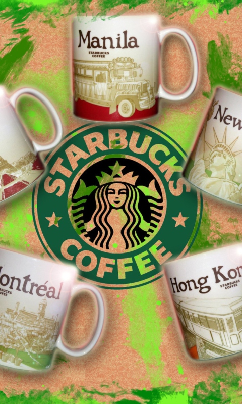 Das Starbucks Coffee Cup Wallpaper 480x800