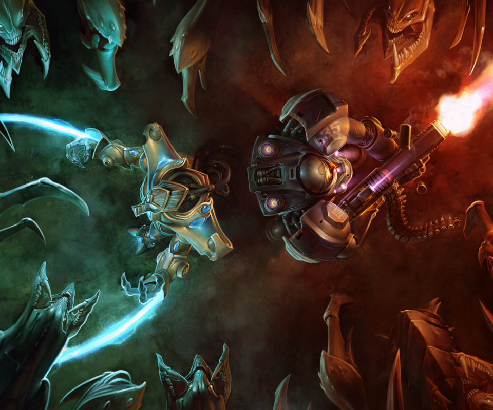 Starcraft wallpaper 960x800