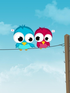 Screenshot №1 pro téma Bird Love 240x320