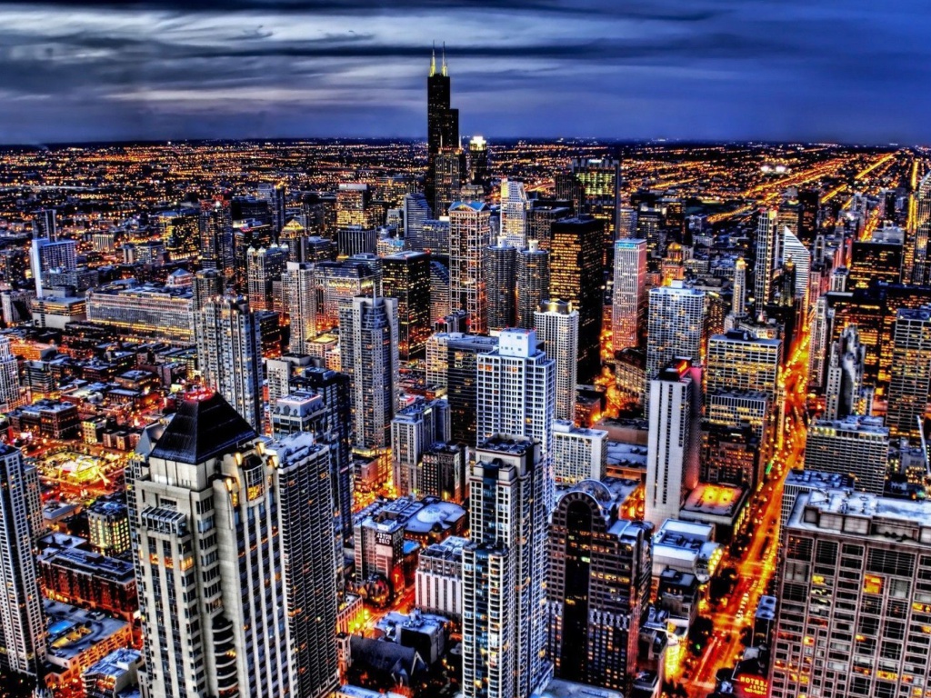 Chicago with John Hancock Center, Illinois screenshot #1 1024x768