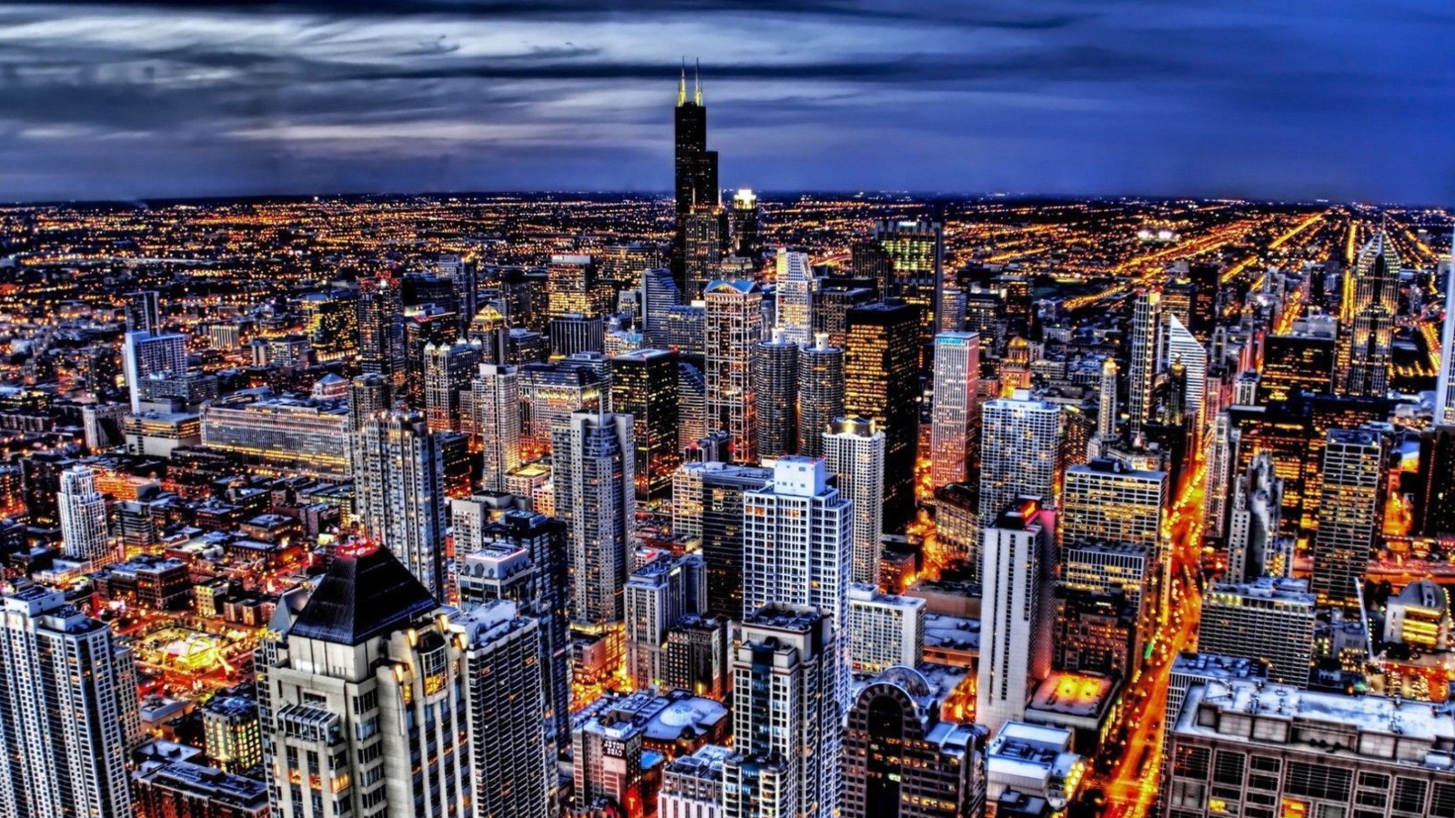 Chicago with John Hancock Center, Illinois screenshot #1 1600x900