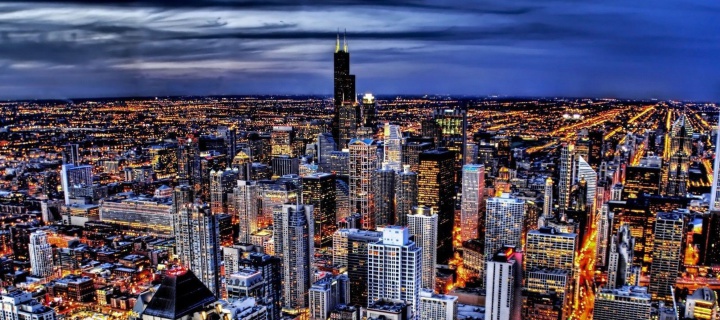 Chicago with John Hancock Center, Illinois screenshot #1 720x320