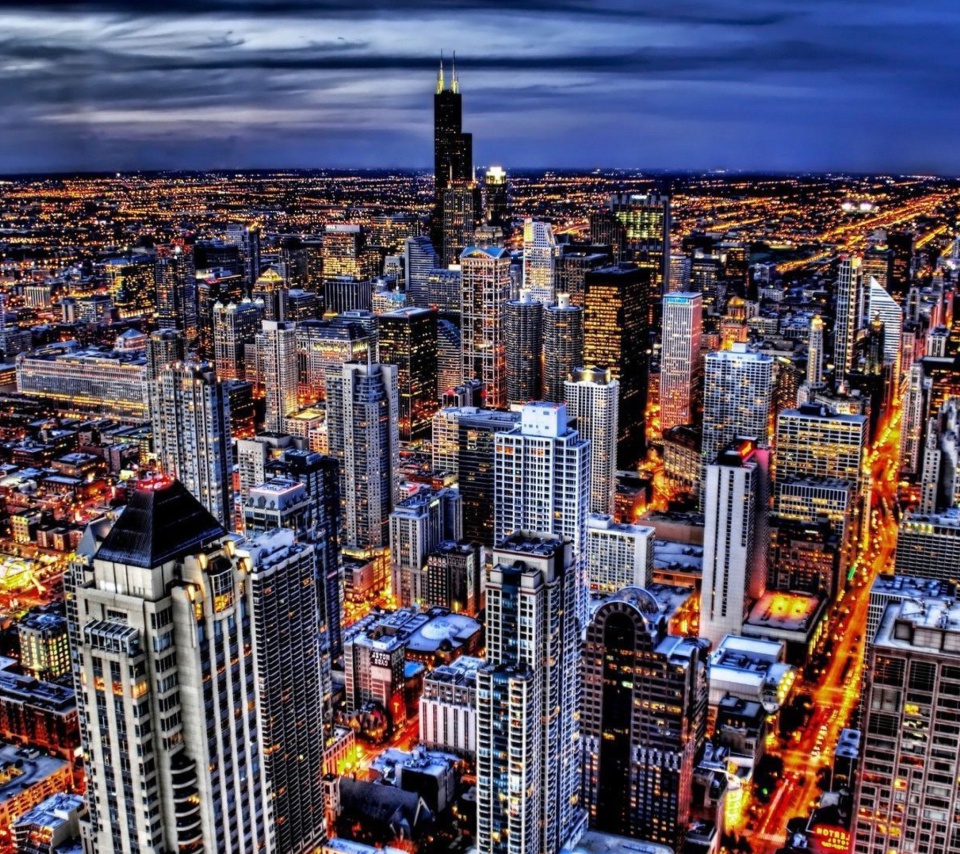 Chicago with John Hancock Center, Illinois screenshot #1 960x854