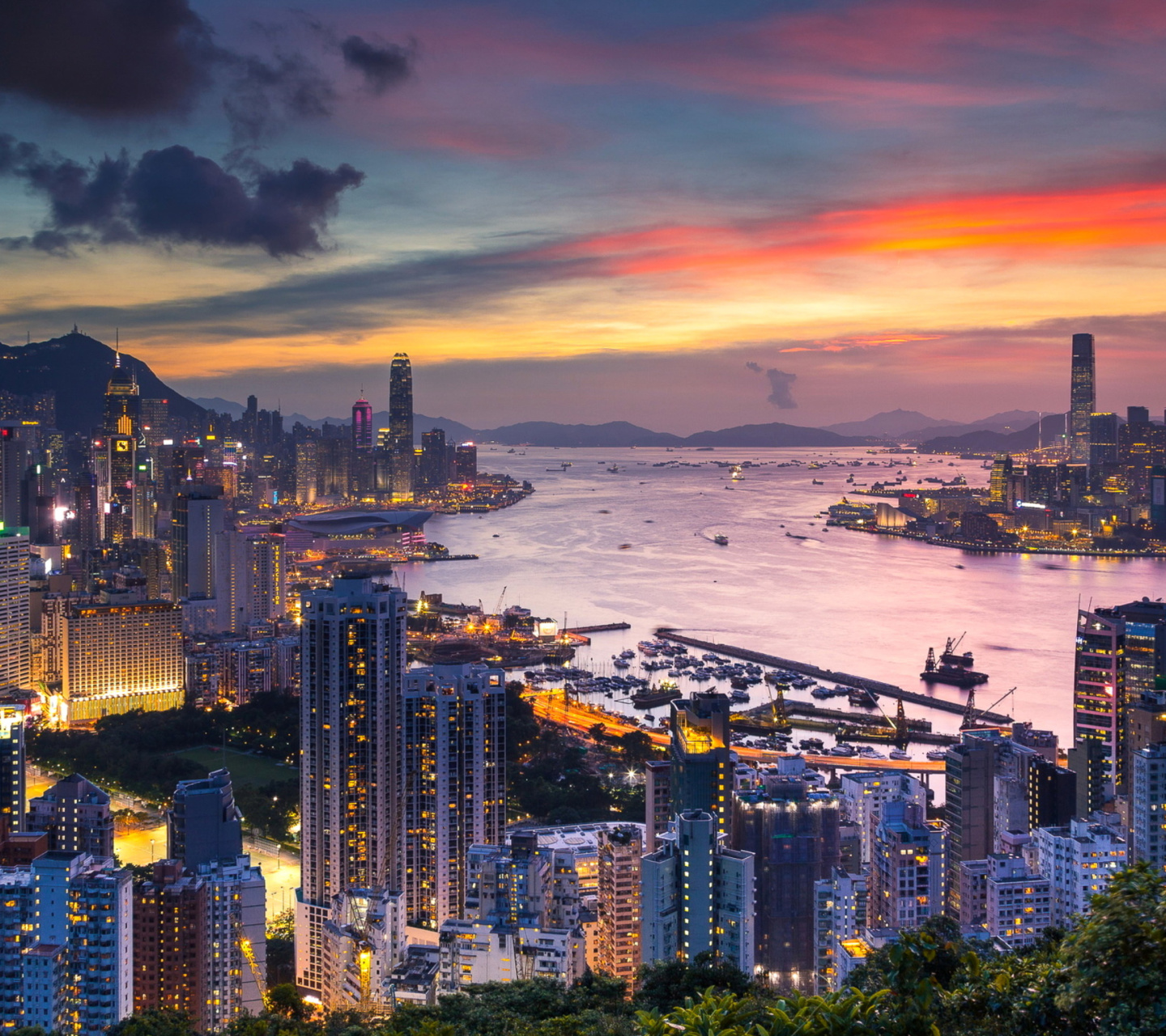 Das Braemar Hill in Hong Kong Wallpaper 1440x1280