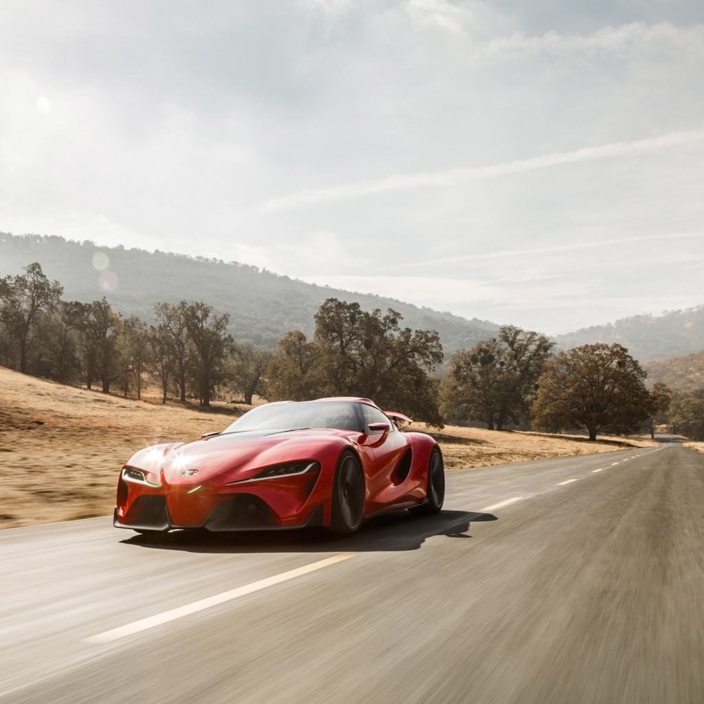 Das 2014 Toyota Ft 1 Concept Front Angle Wallpaper 1024x1024