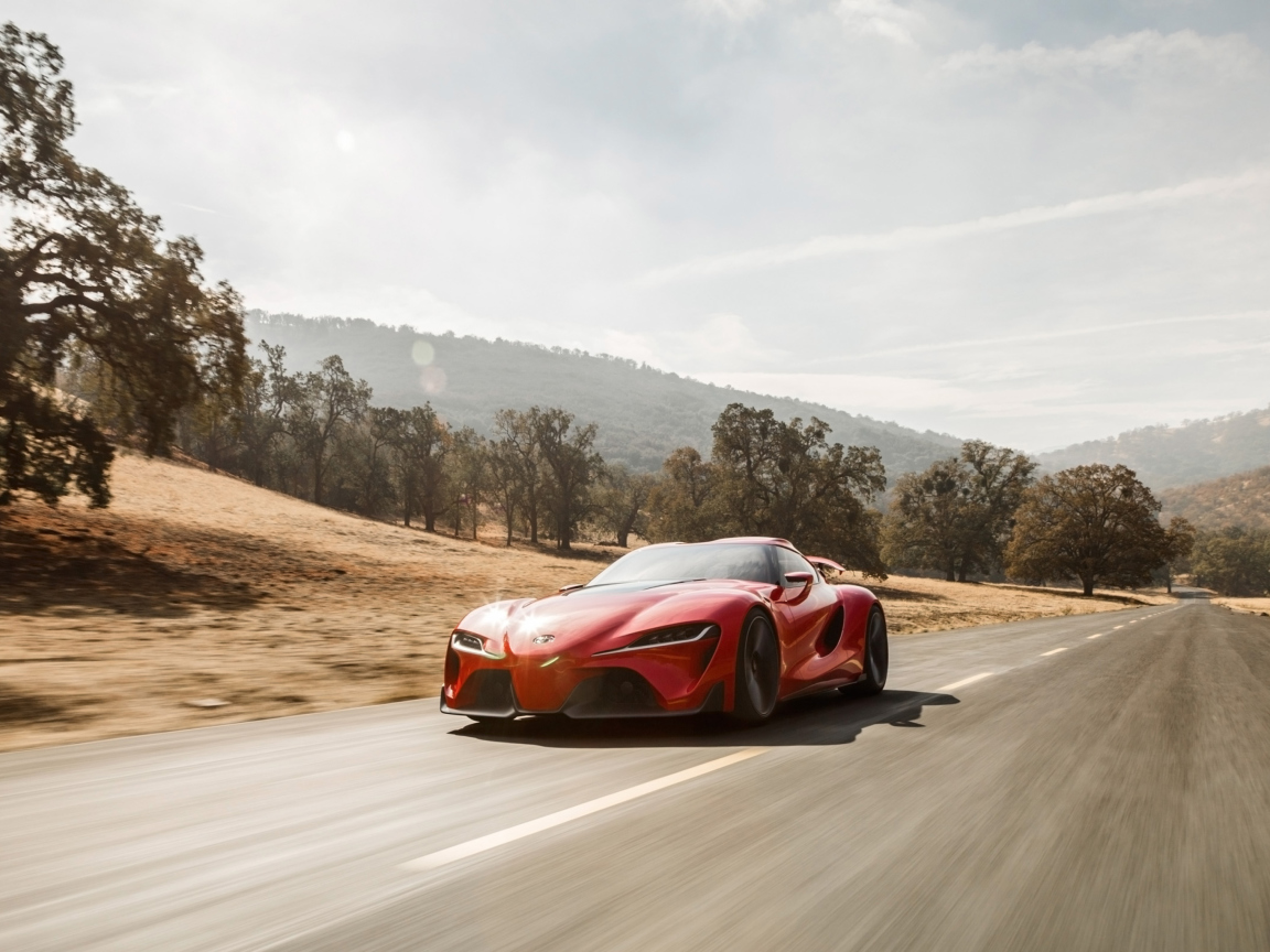 Das 2014 Toyota Ft 1 Concept Front Angle Wallpaper 1152x864