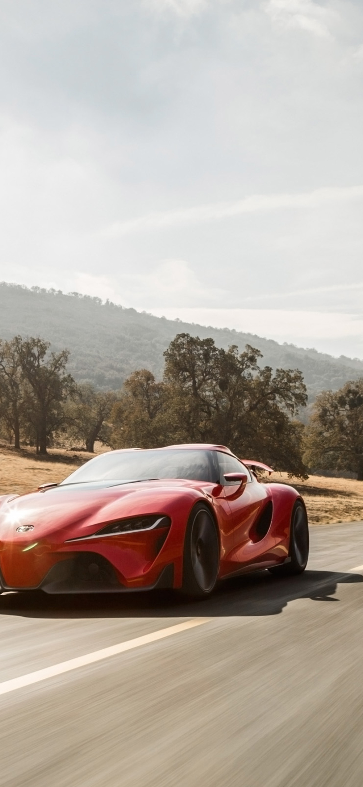 Das 2014 Toyota Ft 1 Concept Front Angle Wallpaper 1170x2532