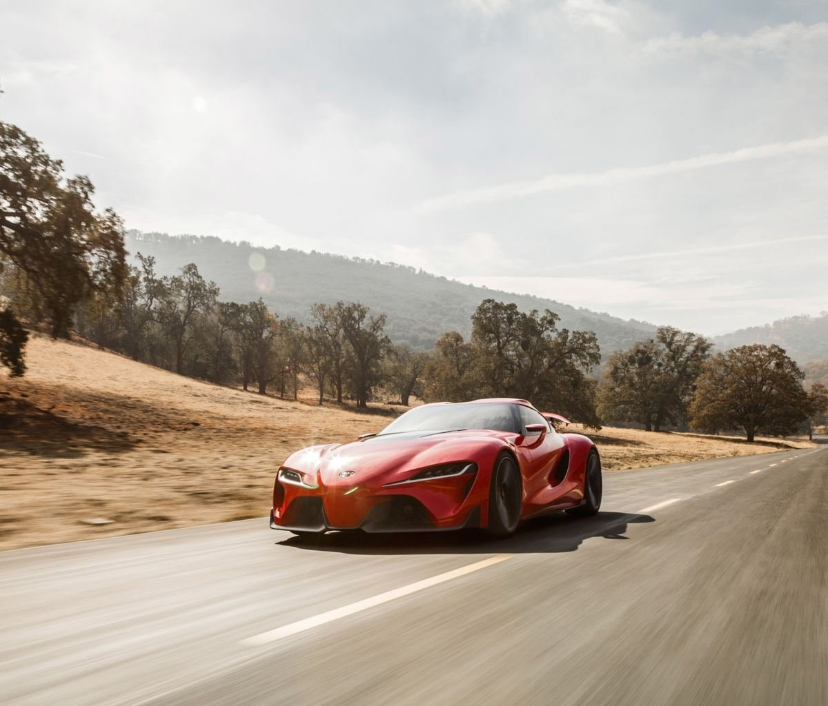 2014 Toyota Ft 1 Concept Front Angle wallpaper 1200x1024