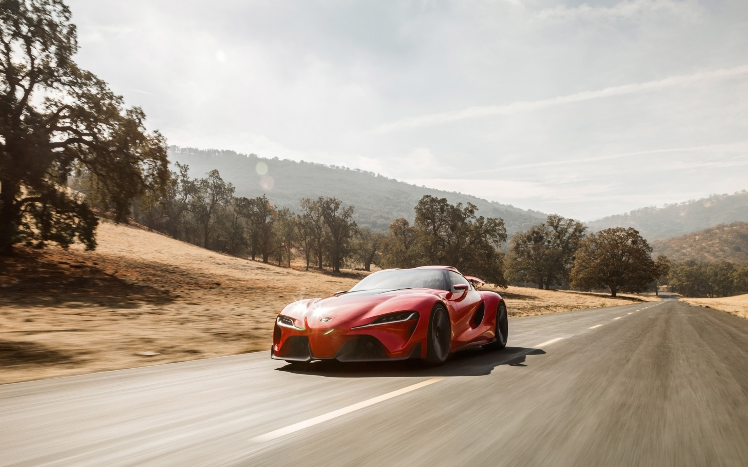 Das 2014 Toyota Ft 1 Concept Front Angle Wallpaper 2560x1600