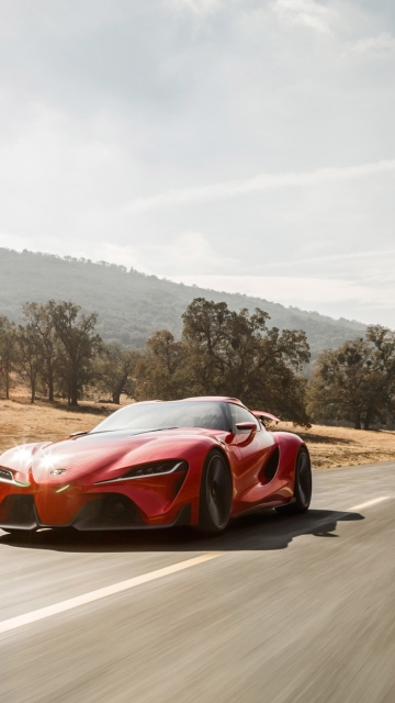 Das 2014 Toyota Ft 1 Concept Front Angle Wallpaper 360x640