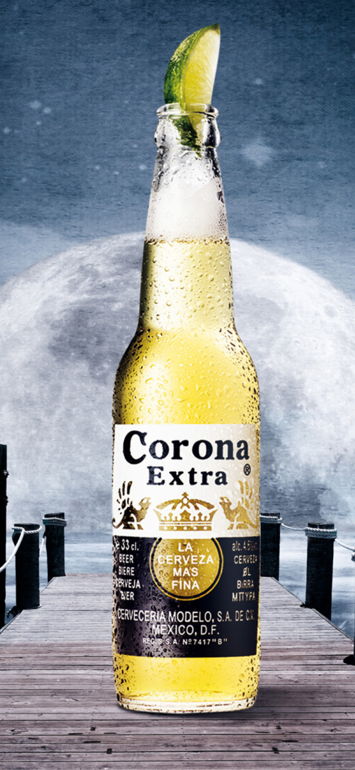 Corona Extra wallpaper 1170x2532