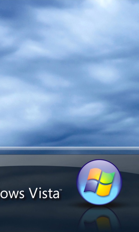 Das Windows Vista Wallpaper 480x800