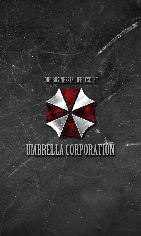 Fondo de pantalla Umbrella Corporation 480x800