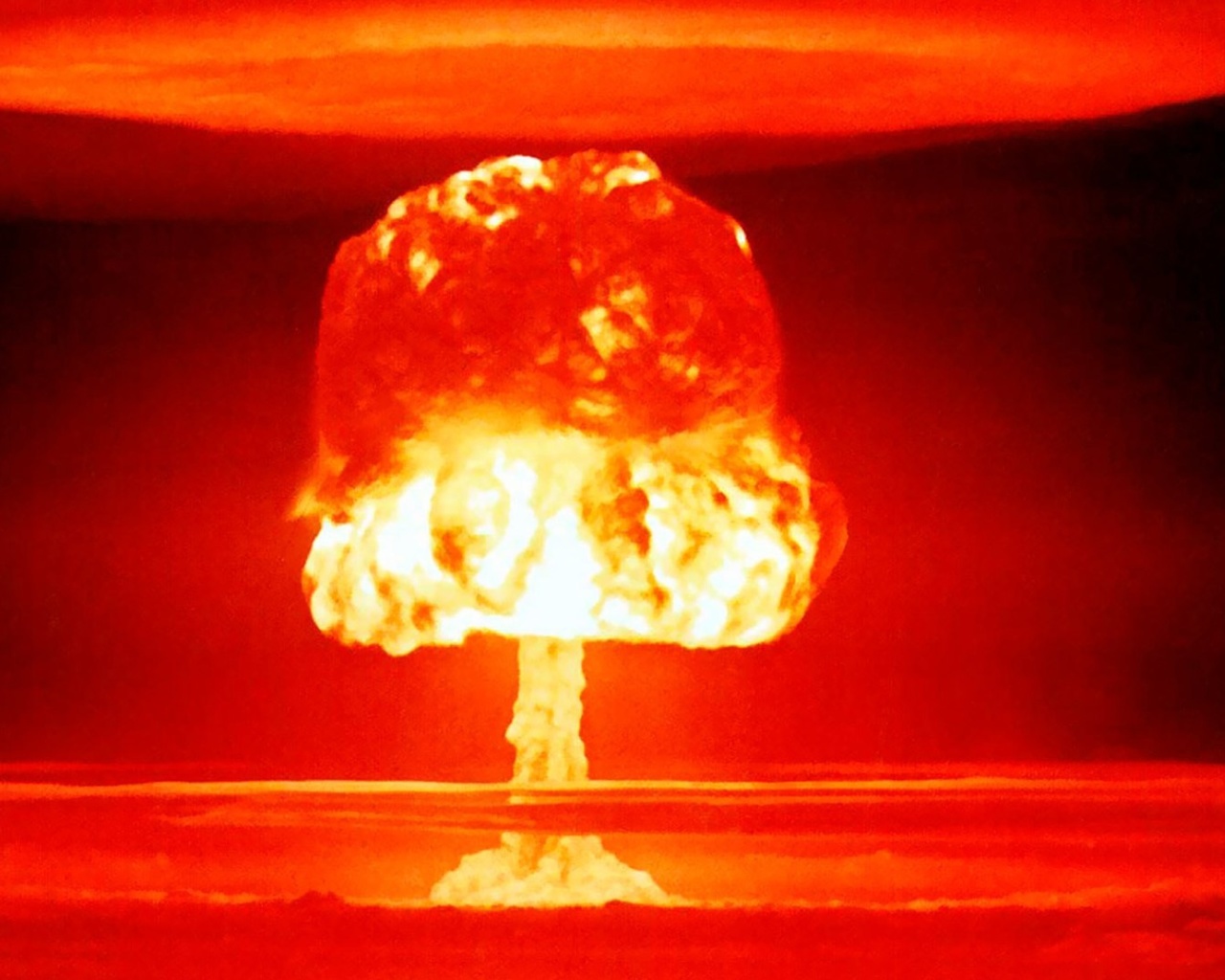 Nuclear explosion wallpaper 1280x1024
