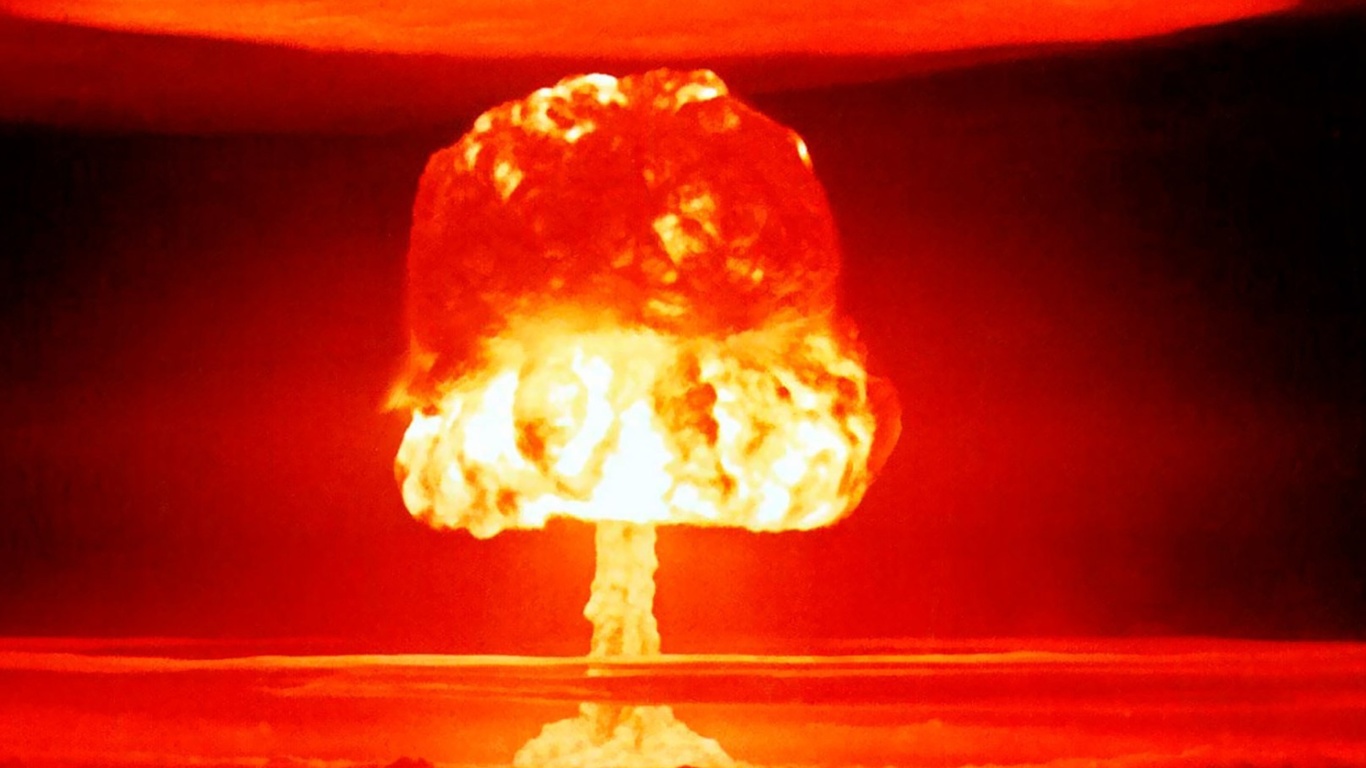 Nuclear explosion wallpaper 1366x768
