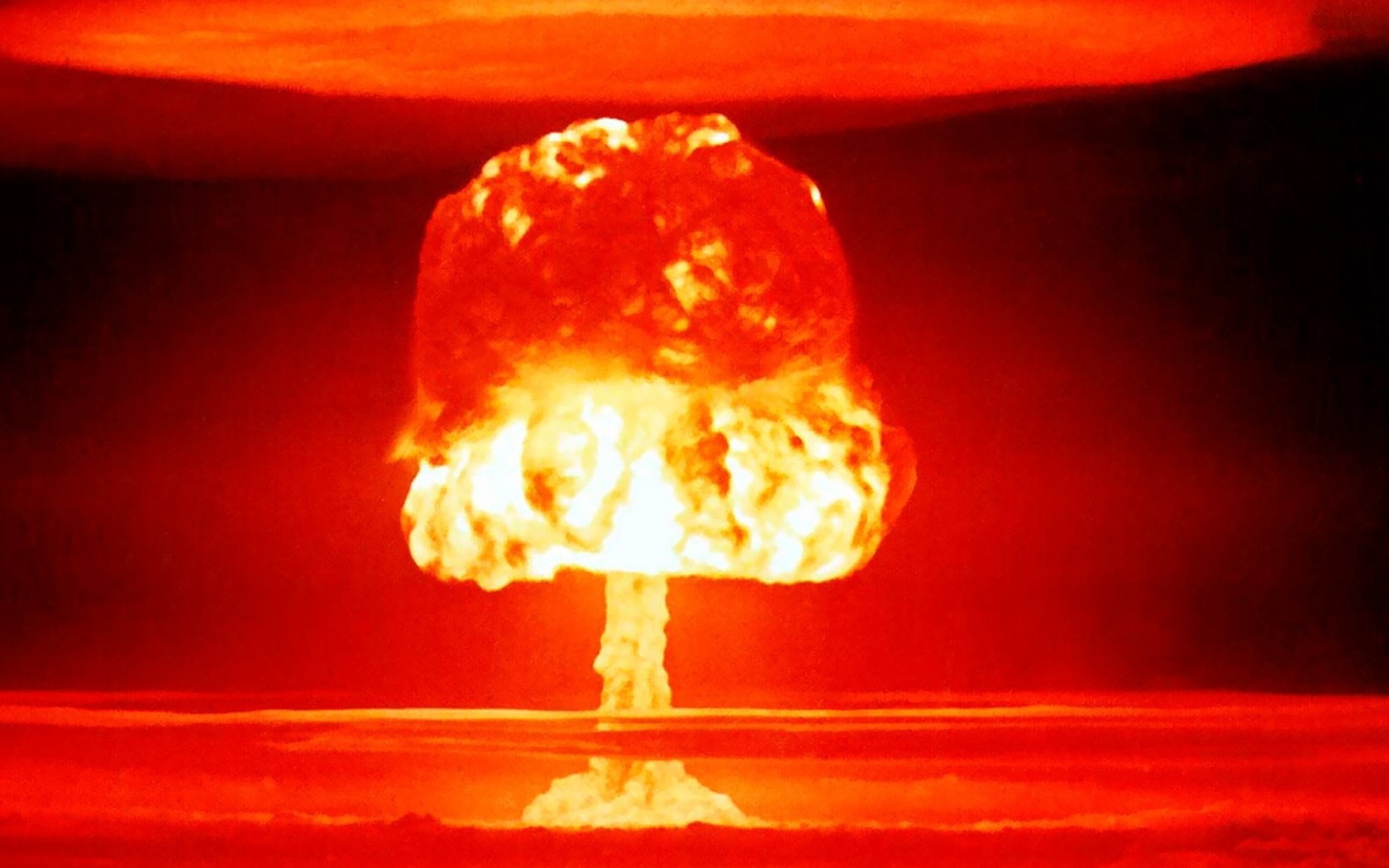 Nuclear explosion wallpaper 1680x1050