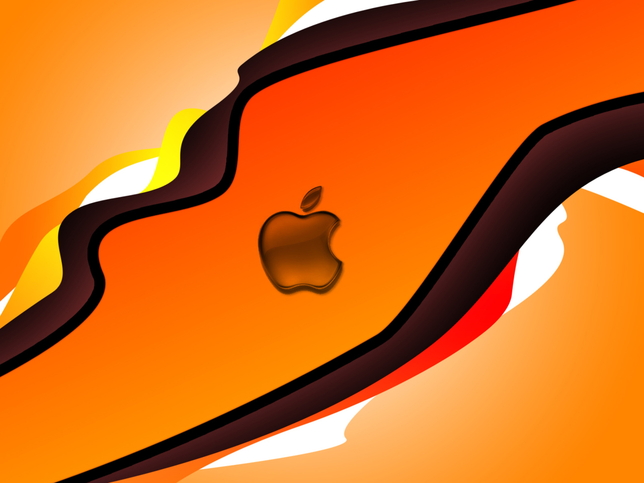 Fondo de pantalla Orange Apple 1280x960