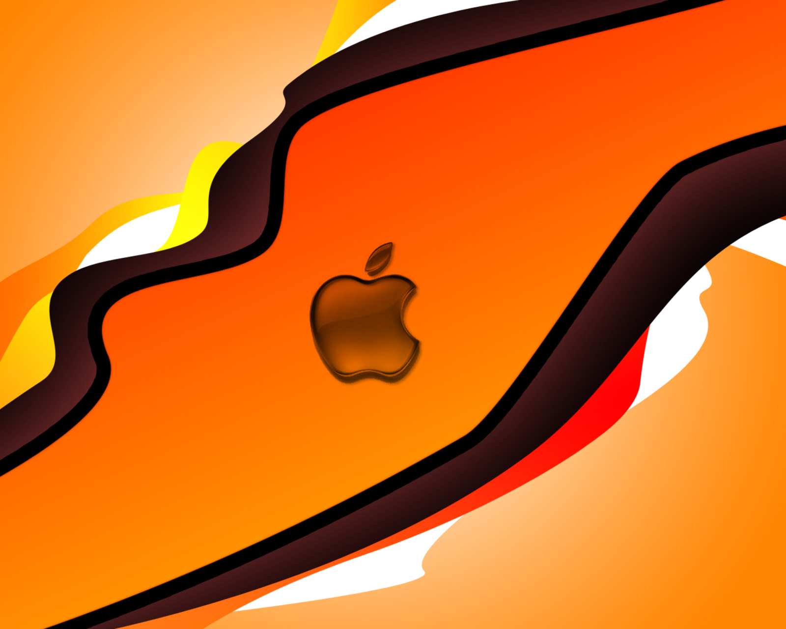 Fondo de pantalla Orange Apple 1600x1280