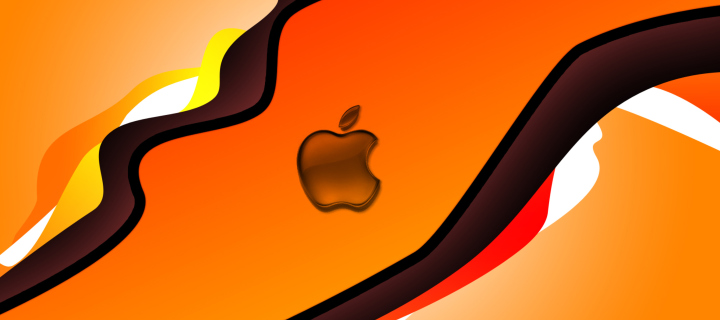 Fondo de pantalla Orange Apple 720x320