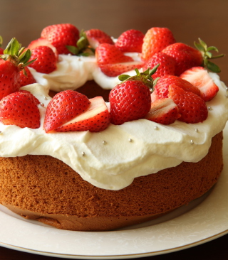 Strawberry Cake - Obrázkek zdarma pro 176x220