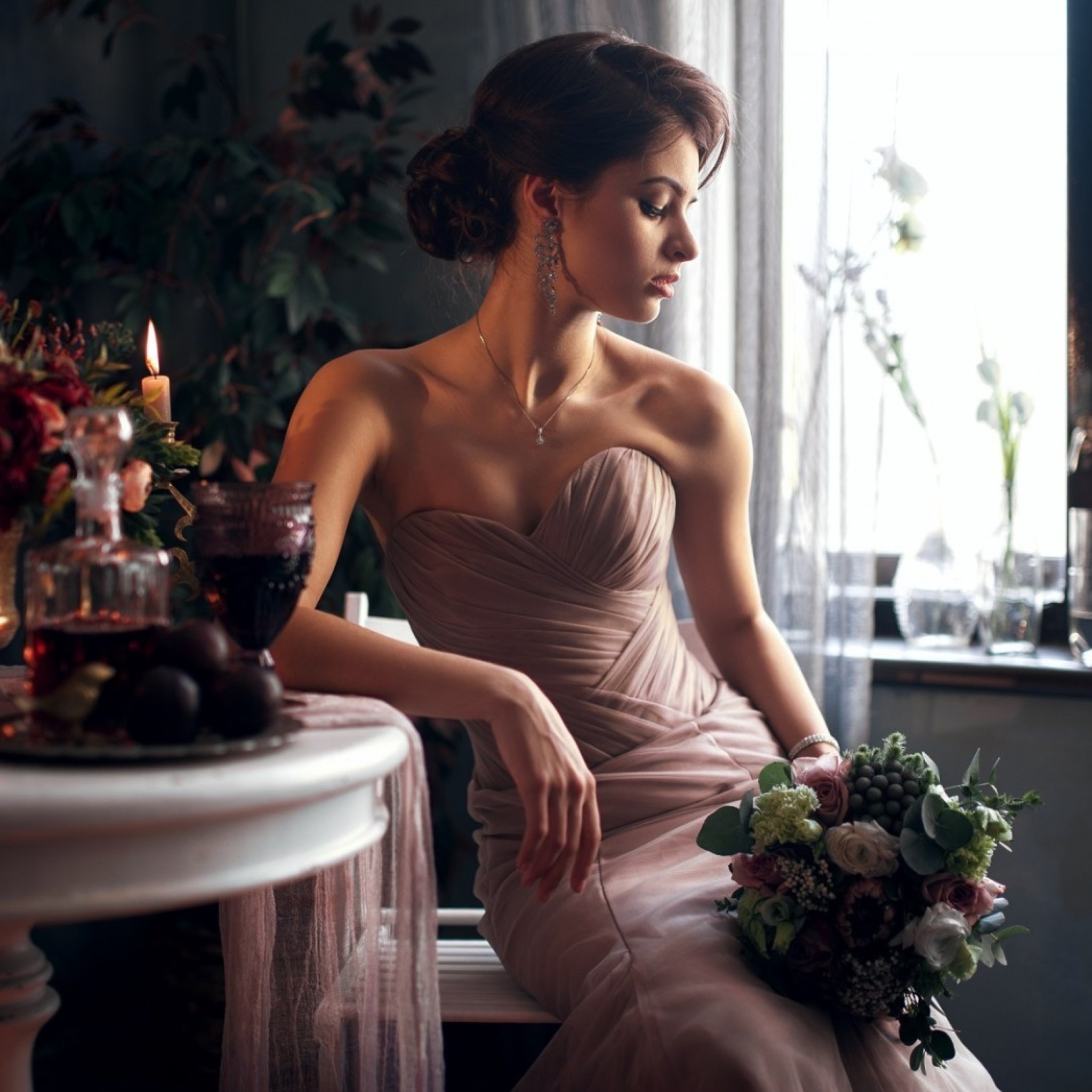 Обои Model before Wedding 2048x2048