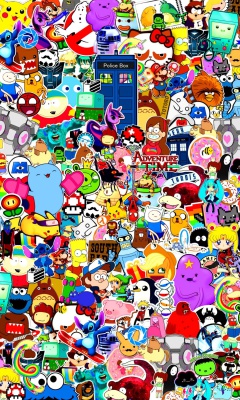 Cartoon Stickers screenshot #1 240x400