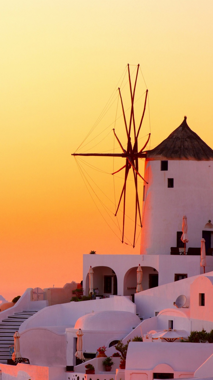 Greece Oia City on Santorini screenshot #1 750x1334