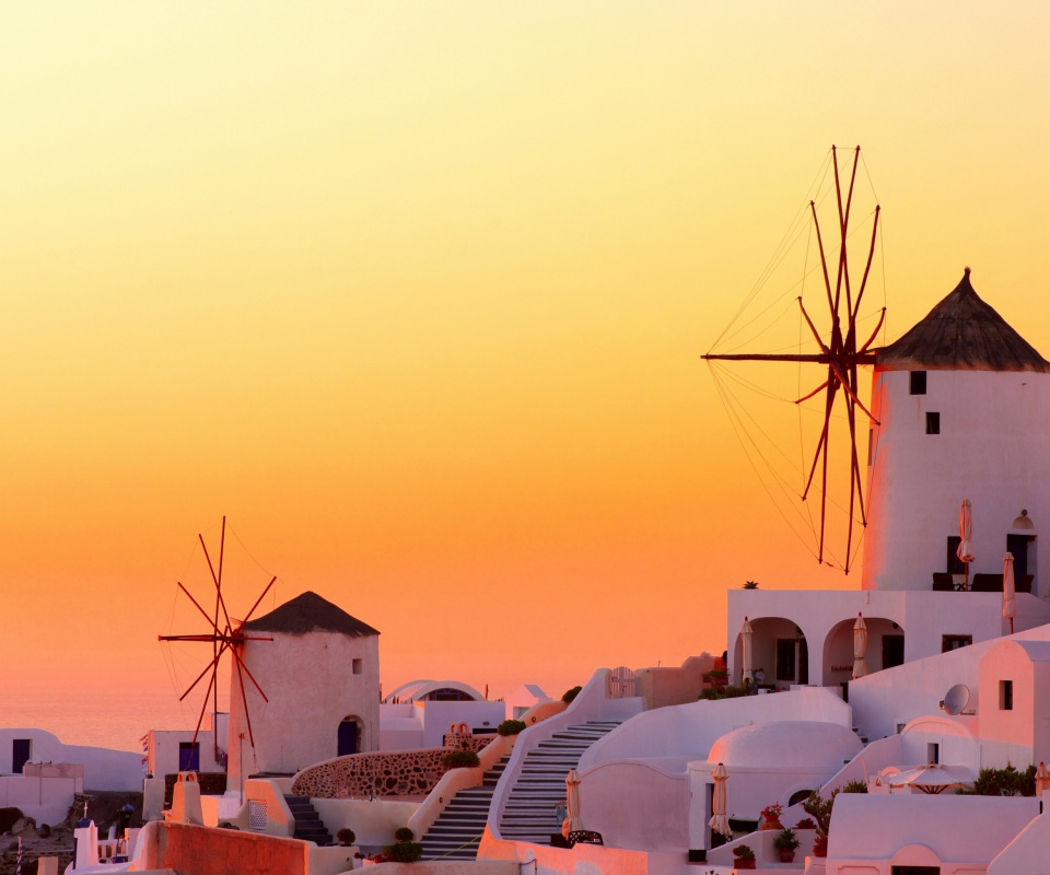 Greece Oia City on Santorini screenshot #1 960x800
