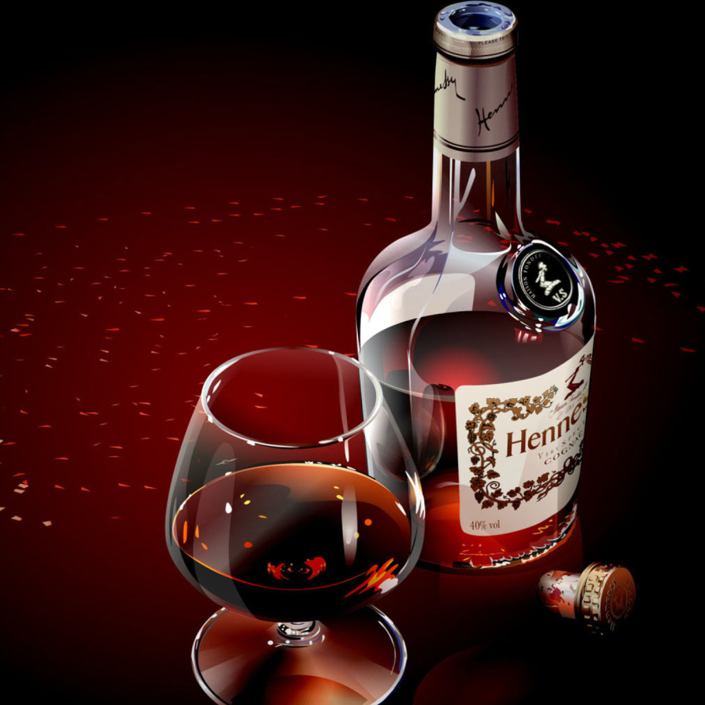 Das Hennessy Cognac Wallpaper 1024x1024