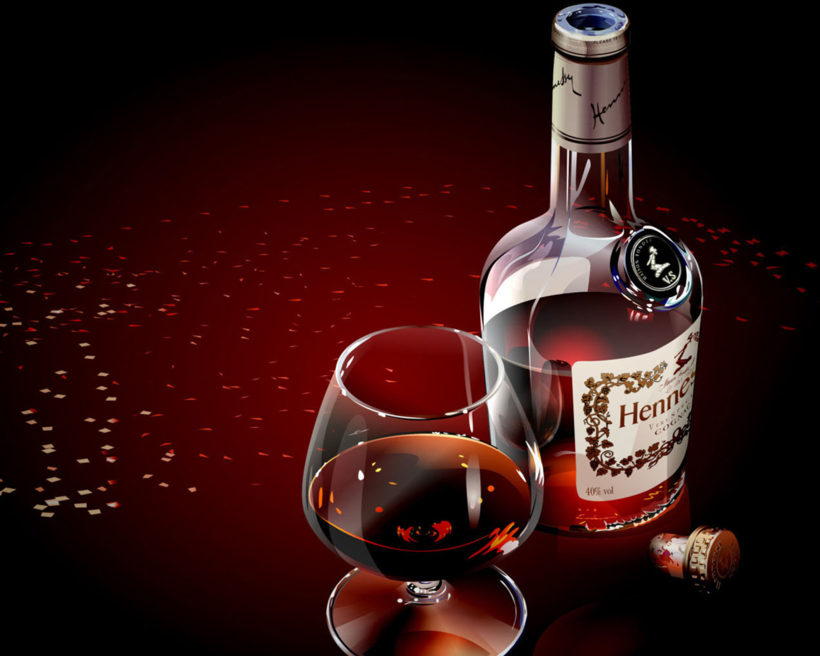 Das Hennessy Cognac Wallpaper 1600x1280