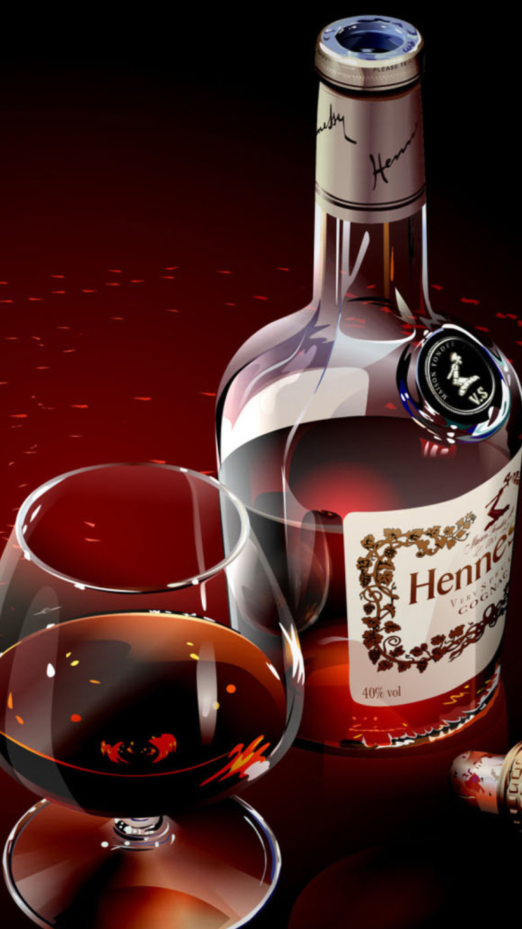 Обои Hennessy Cognac 750x1334