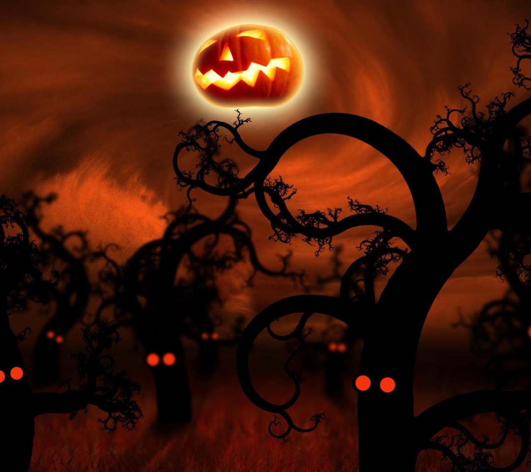 Das Halloween Night And Costumes Wallpaper 1080x960