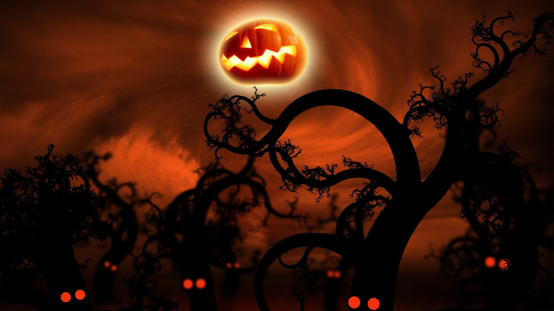 Fondo de pantalla Halloween Night And Costumes 1920x1080