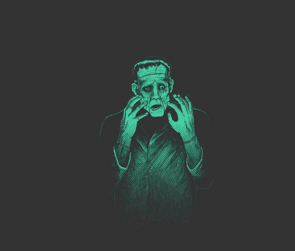 Das Frankenstein Monster Wallpaper 1200x1024